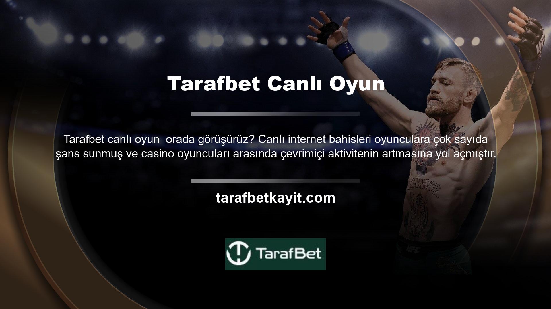Türkiye casinoları da canlı oyunlar sunmaktadır